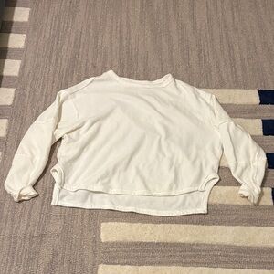 Free People White Sweatshirt